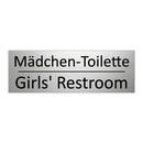 Mädchen-Toilette - Girls' Restroom