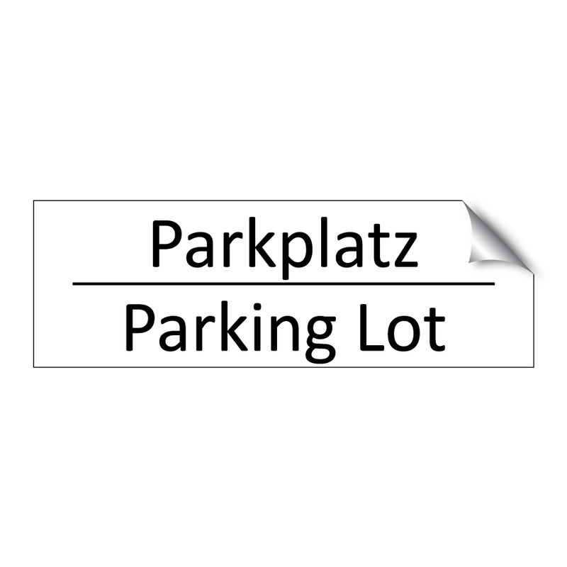 Parkplatz - Parking Lot