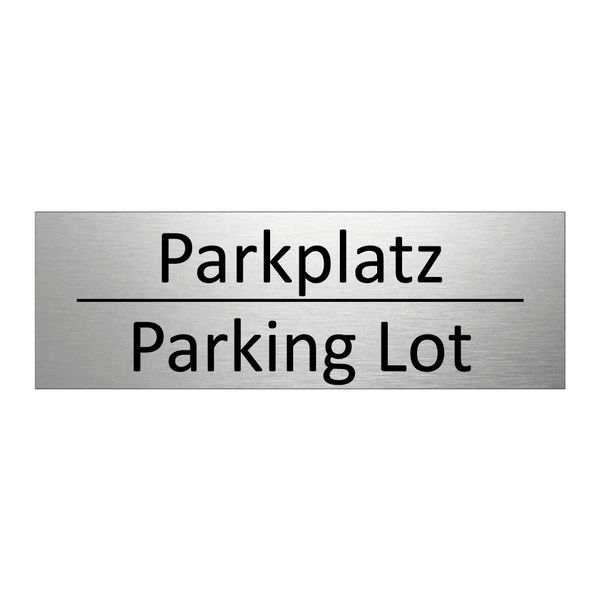 Parkplatz - Parking Lot