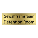 Gewahrsamsraum - Detention Room