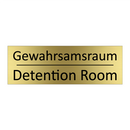 Gewahrsamsraum - Detention Room