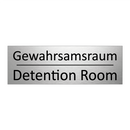 Gewahrsamsraum - Detention Room