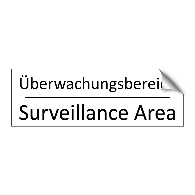 Überwachungsbereich - Surveillance Area