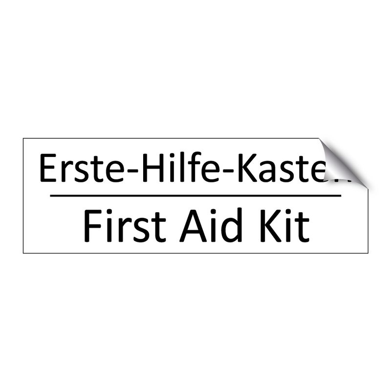 Erste-Hilfe-Kasten - First Aid Kit