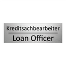 Kreditsachbearbeiter - Loan Officer