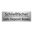 Schließfächer - Safe Deposit Boxes