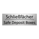 Schließfächer - Safe Deposit Boxes