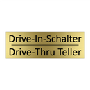 Drive-In-Schalter - Drive-Thru Teller