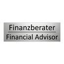 Finanzberater - Financial Advisor