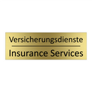 Versicherungsdienste - Insurance Services