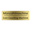 Münzzählmaschine - Coin Counting Machine