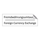 Fremdwährungsumtausch - Foreign Currency Exchange