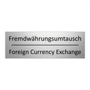 Fremdwährungsumtausch - Foreign Currency Exchange