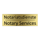 Notariatsdienste - Notary Services