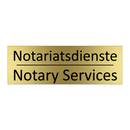 Notariatsdienste - Notary Services