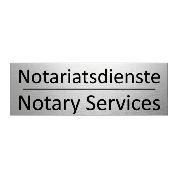 Notariatsdienste - Notary Services