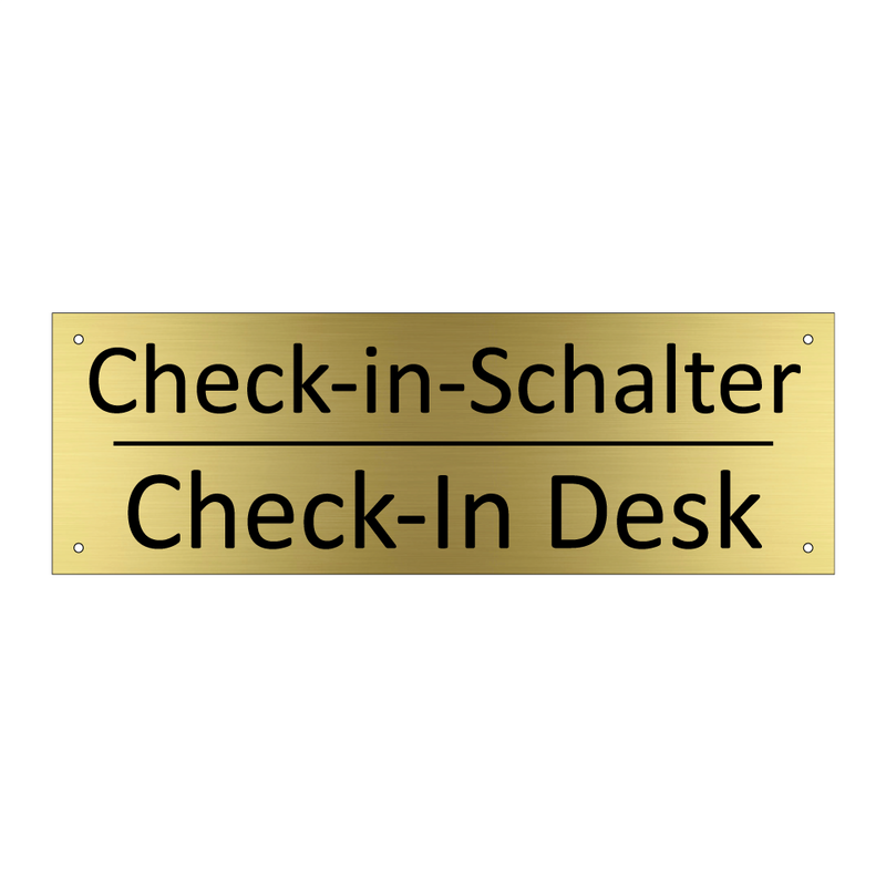 Check-in-Schalter - Check-In Desk