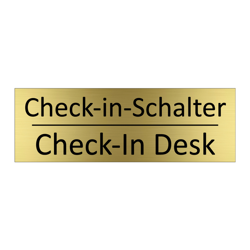 Check-in-Schalter - Check-In Desk