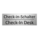 Check-in-Schalter - Check-In Desk