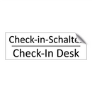Check-in-Schalter - Check-In Desk