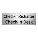 Check-in-Schalter - Check-In Desk