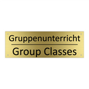 Gruppenunterricht - Group Classes