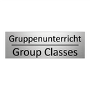 Gruppenunterricht - Group Classes