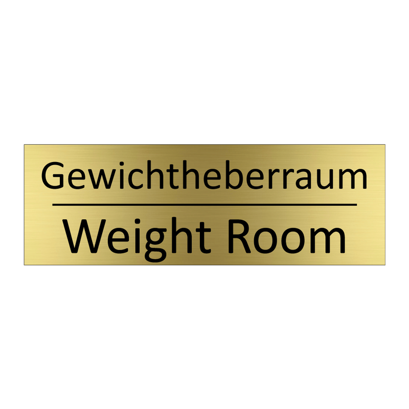 Gewichtheberraum - Weight Room