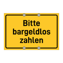 Bitte bargeldlos zahlen & Bitte bargeldlos zahlen & Bitte bargeldlos zahlen