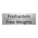Freihanteln - Free Weights