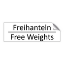 Freihanteln - Free Weights