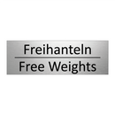 Freihanteln - Free Weights