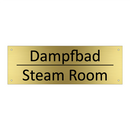 Dampfbad - Steam Room