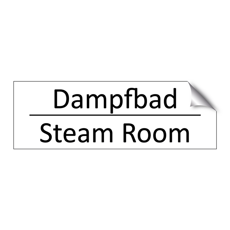 Dampfbad - Steam Room
