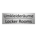 Umkleideräume - Locker Rooms