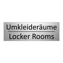 Umkleideräume - Locker Rooms