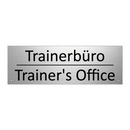 Trainerbüro - Trainer's Office