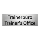 Trainerbüro - Trainer's Office