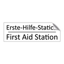Erste-Hilfe-Station - First Aid Station