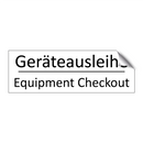 Geräteausleihe - Equipment Checkout