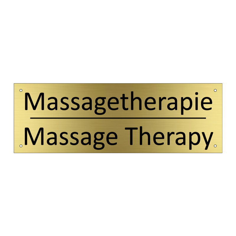 Massagetherapie - Massage Therapy
