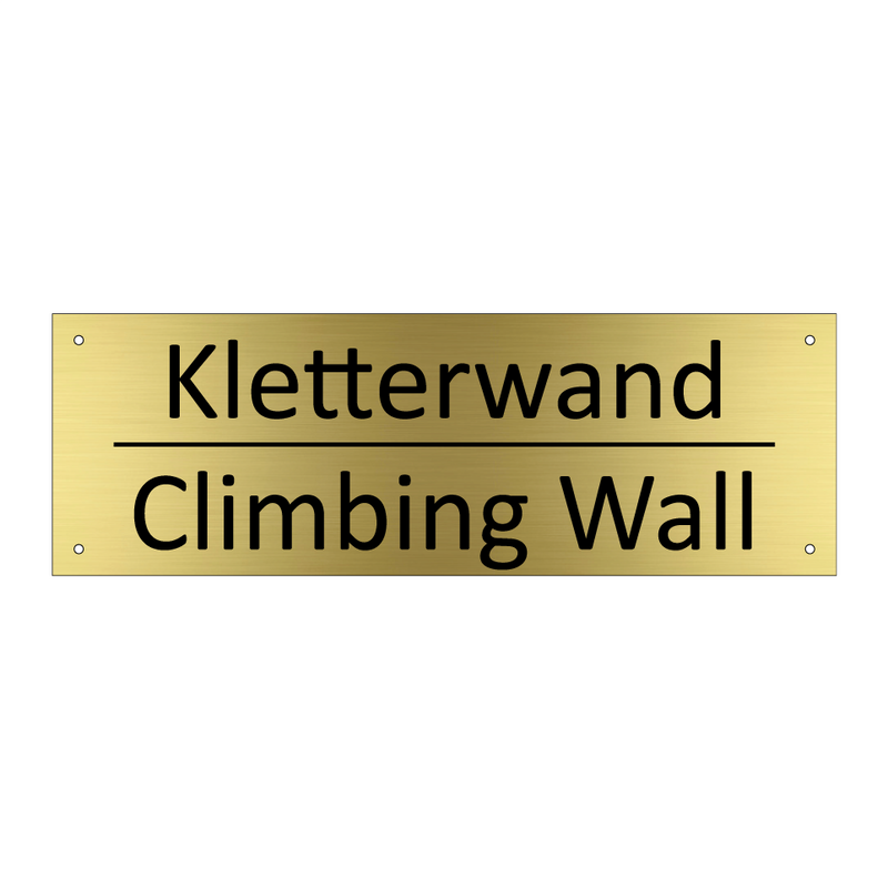 Kletterwand - Climbing Wall