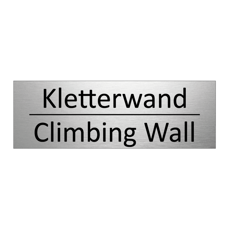 Kletterwand - Climbing Wall