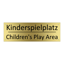 Kinderspielplatz - Children's Play Area