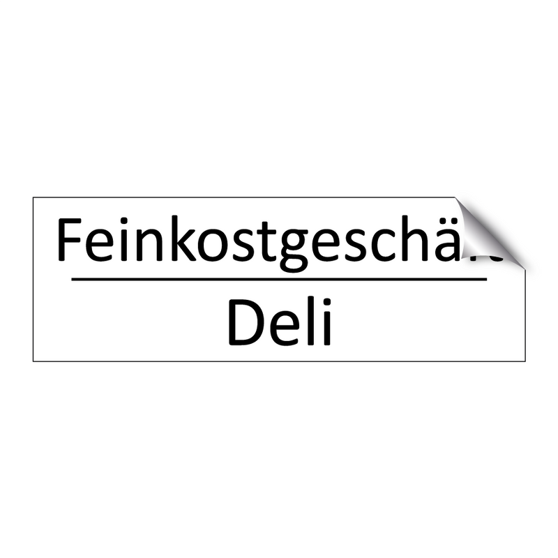 Feinkostgeschäft - Deli