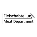 Fleischabteilung - Meat Department