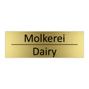 Molkerei - Dairy
