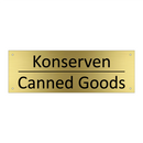 Konserven - Canned Goods