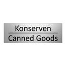Konserven - Canned Goods