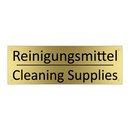 Reinigungsmittel - Cleaning Supplies